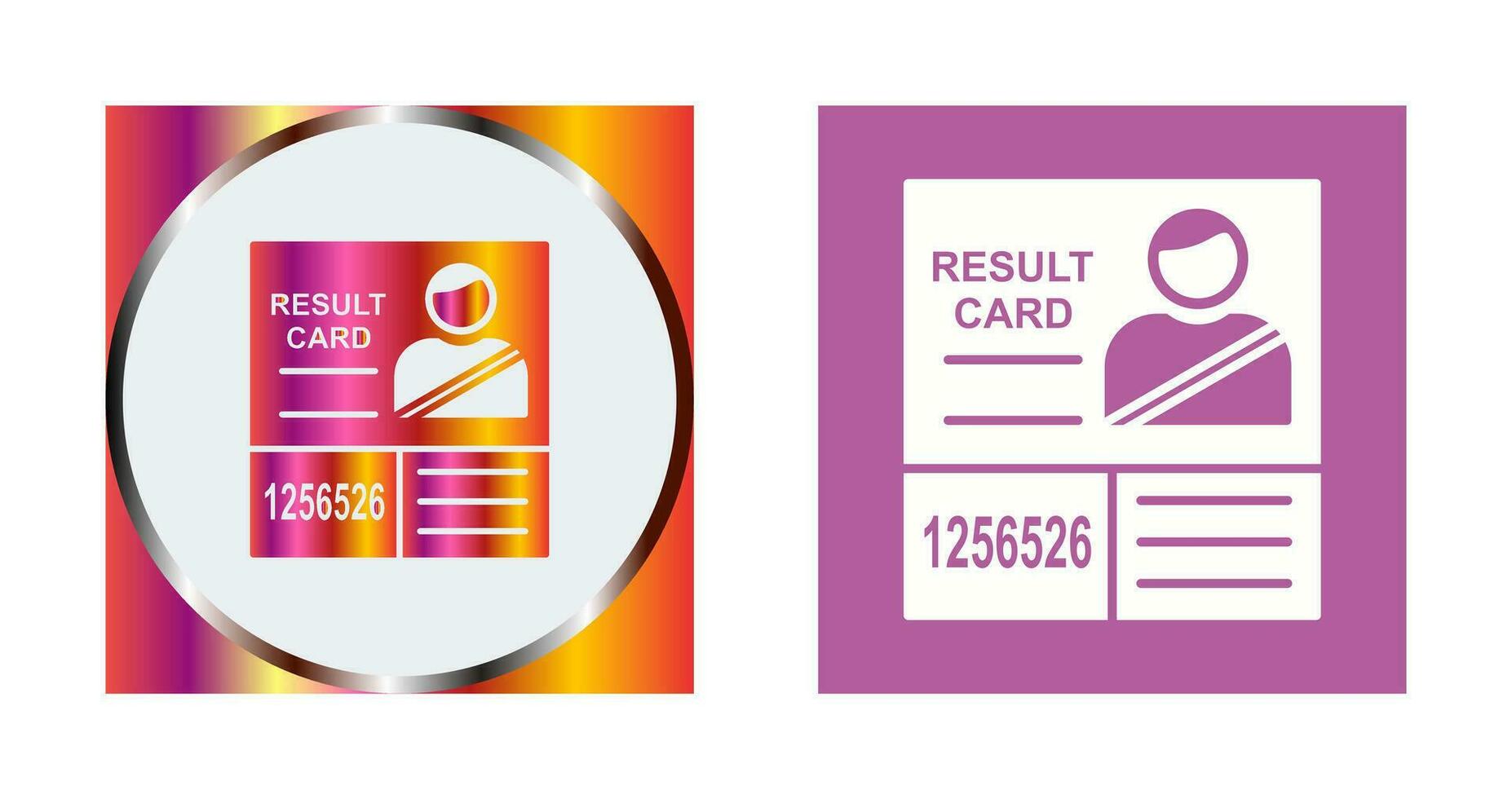 Candidate Results Vector Icon