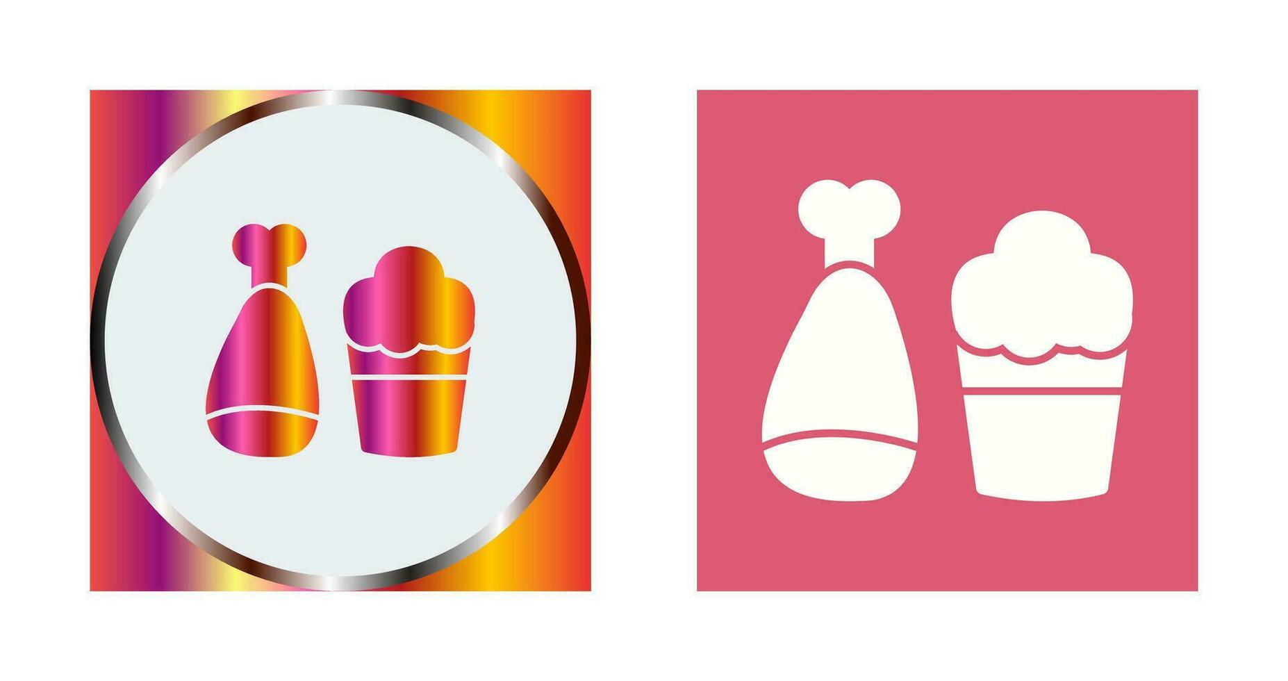 Food and Beer Vector Icon
