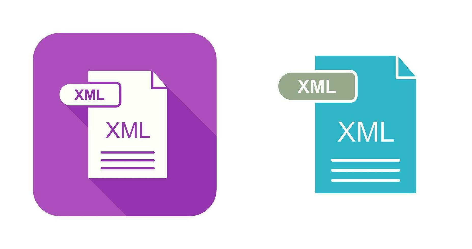 XML Vector Icon