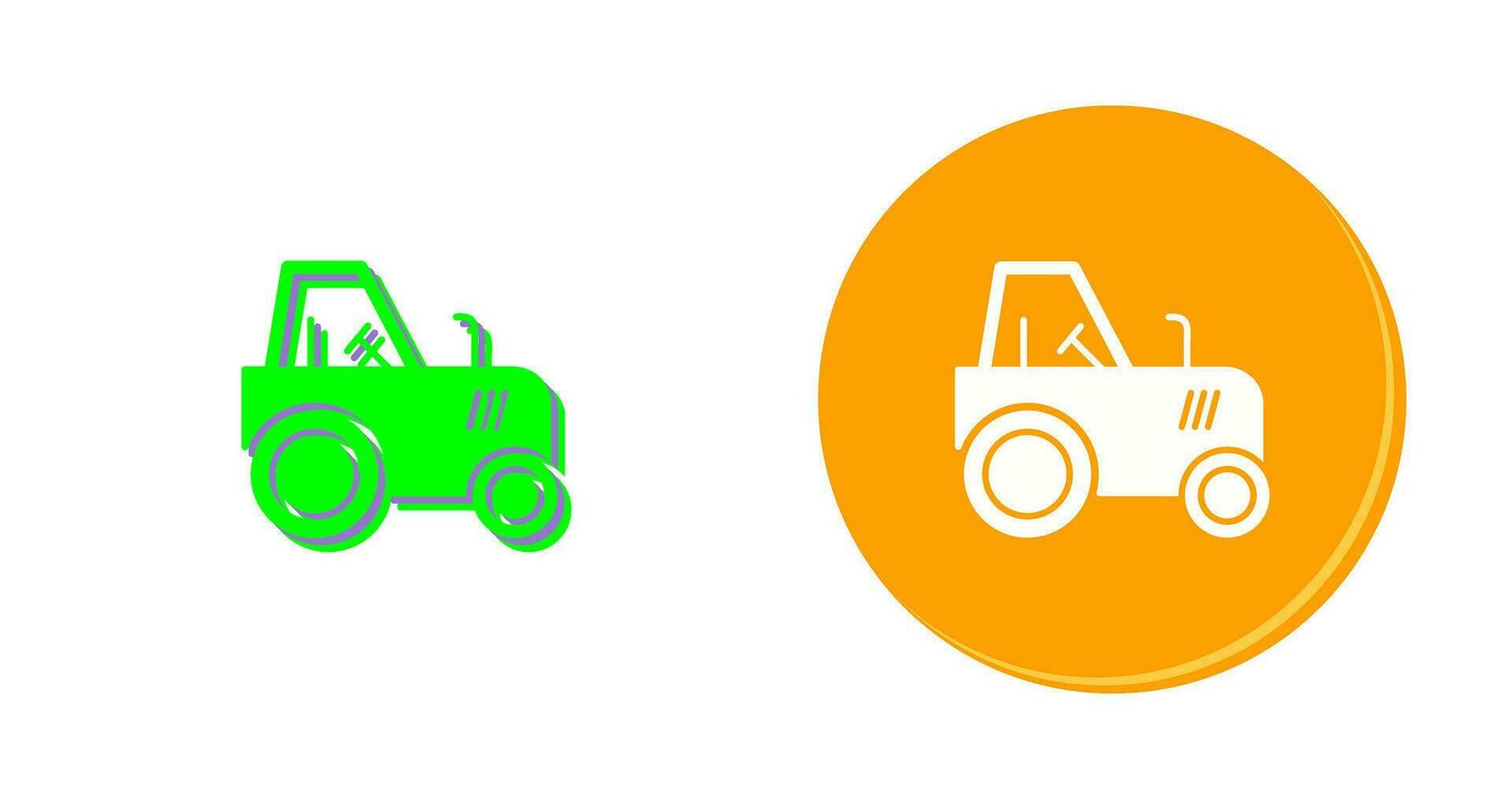 icono de vector de tractor