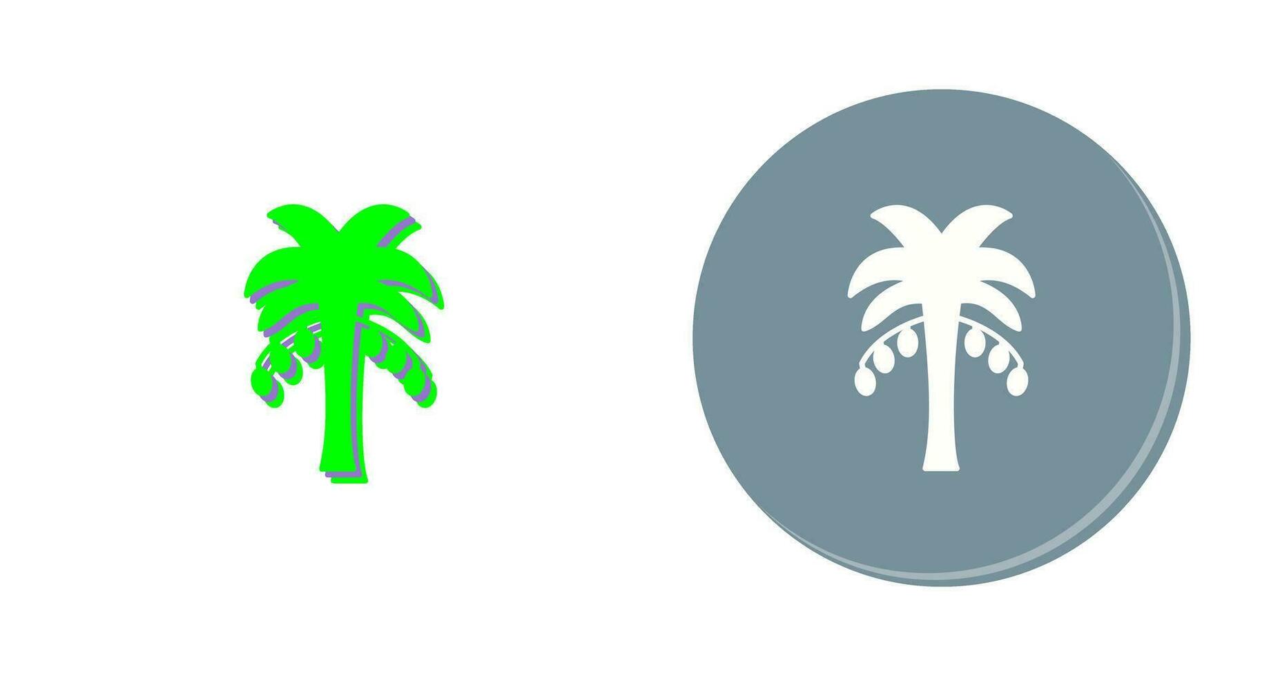 Coconut trees Vector Icon