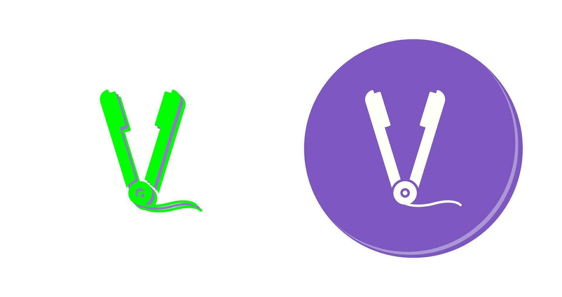 Straightener Vector Icon