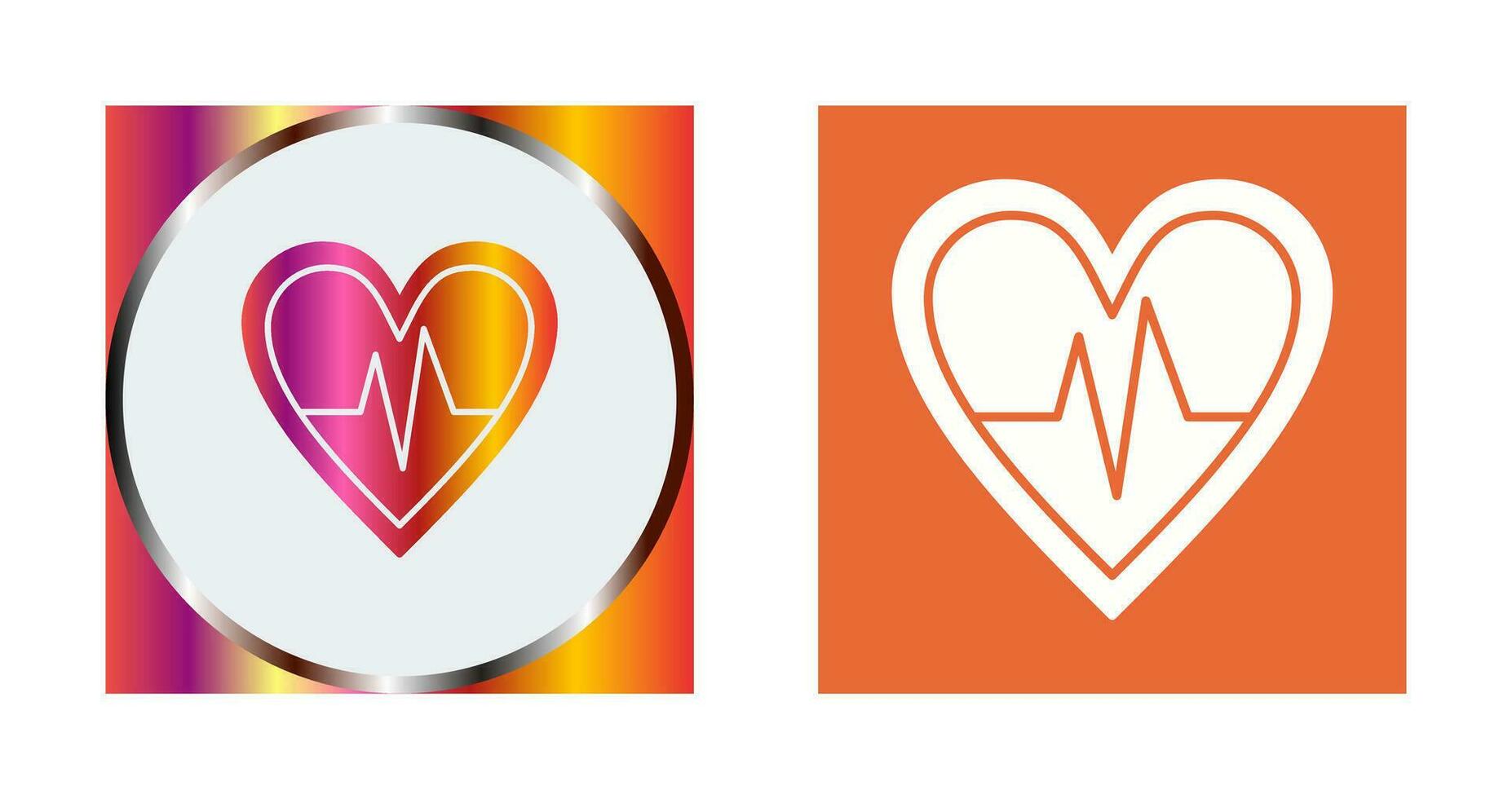 icono de vector de cardiograma