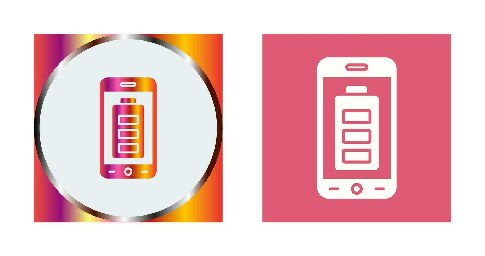 Mobile Battery Vector Icon