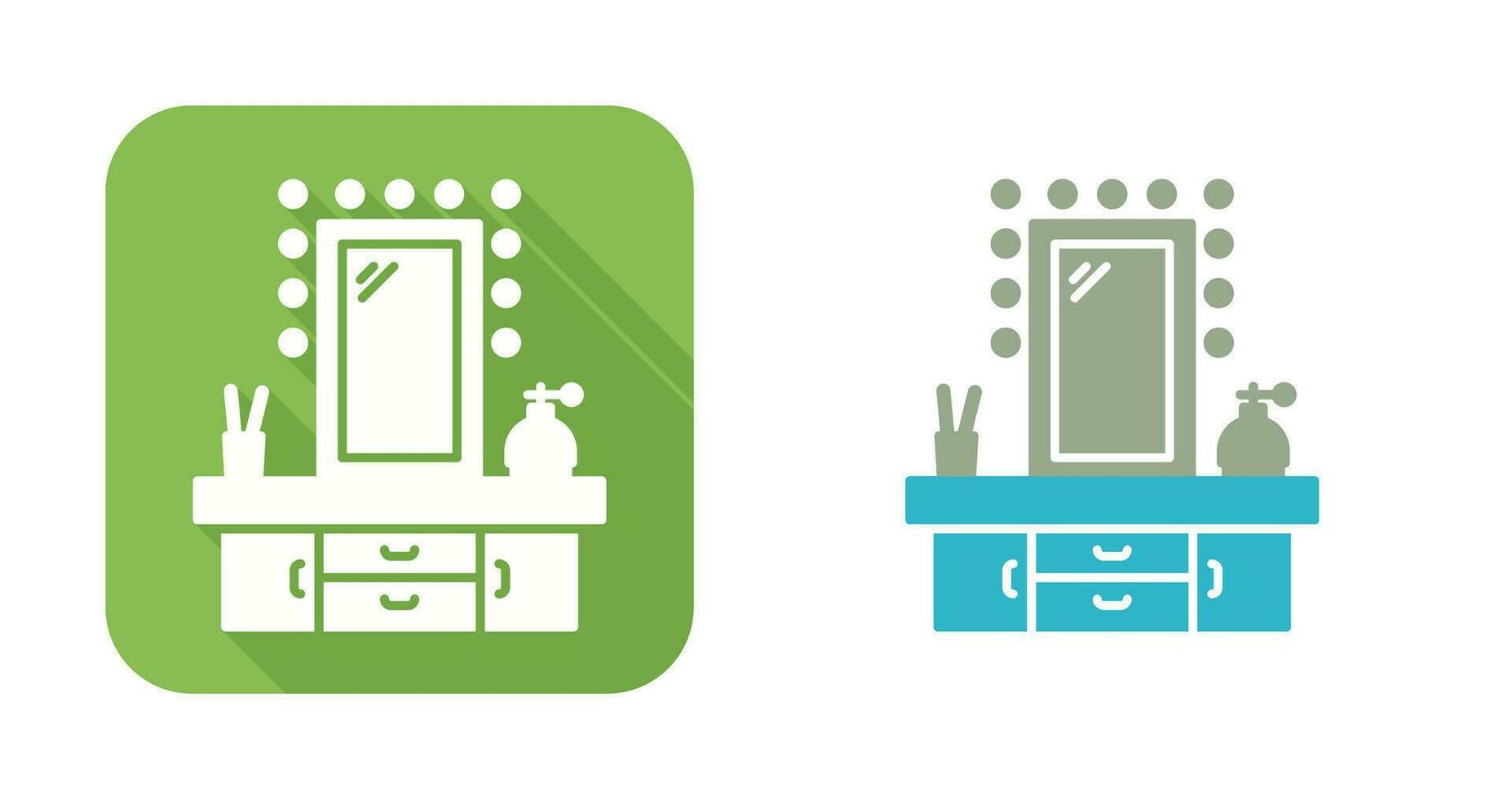 Dressing Table Vector Icon