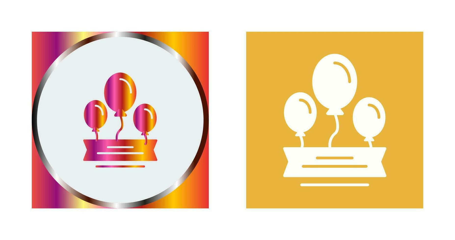 Balloons Vector Icon