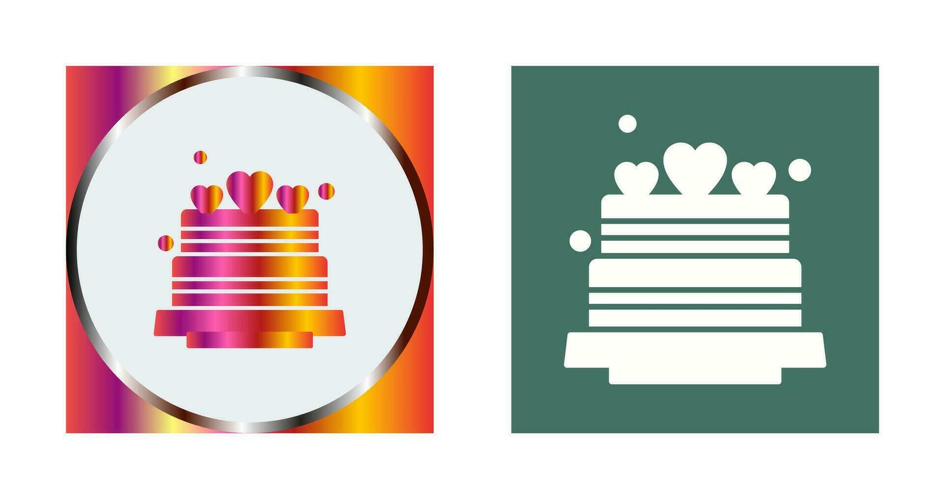 Wedding Cake Vector Icon