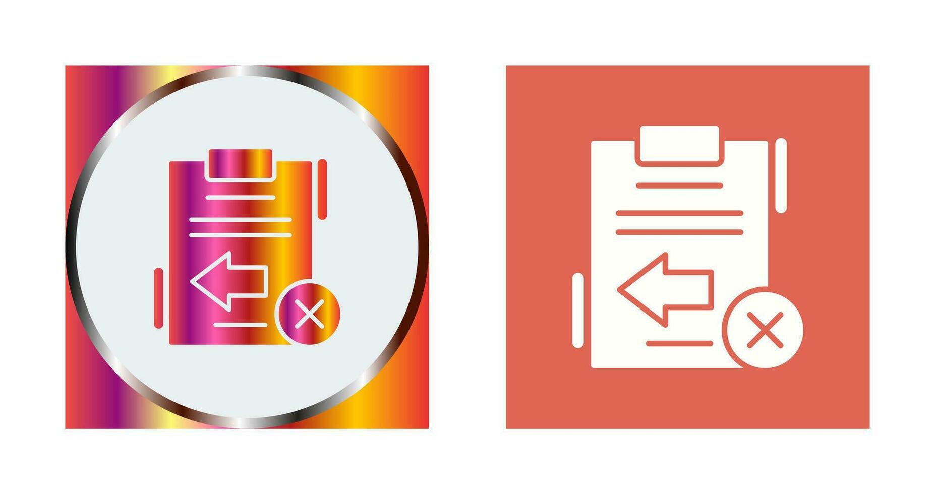 Return Failed Vector Icon