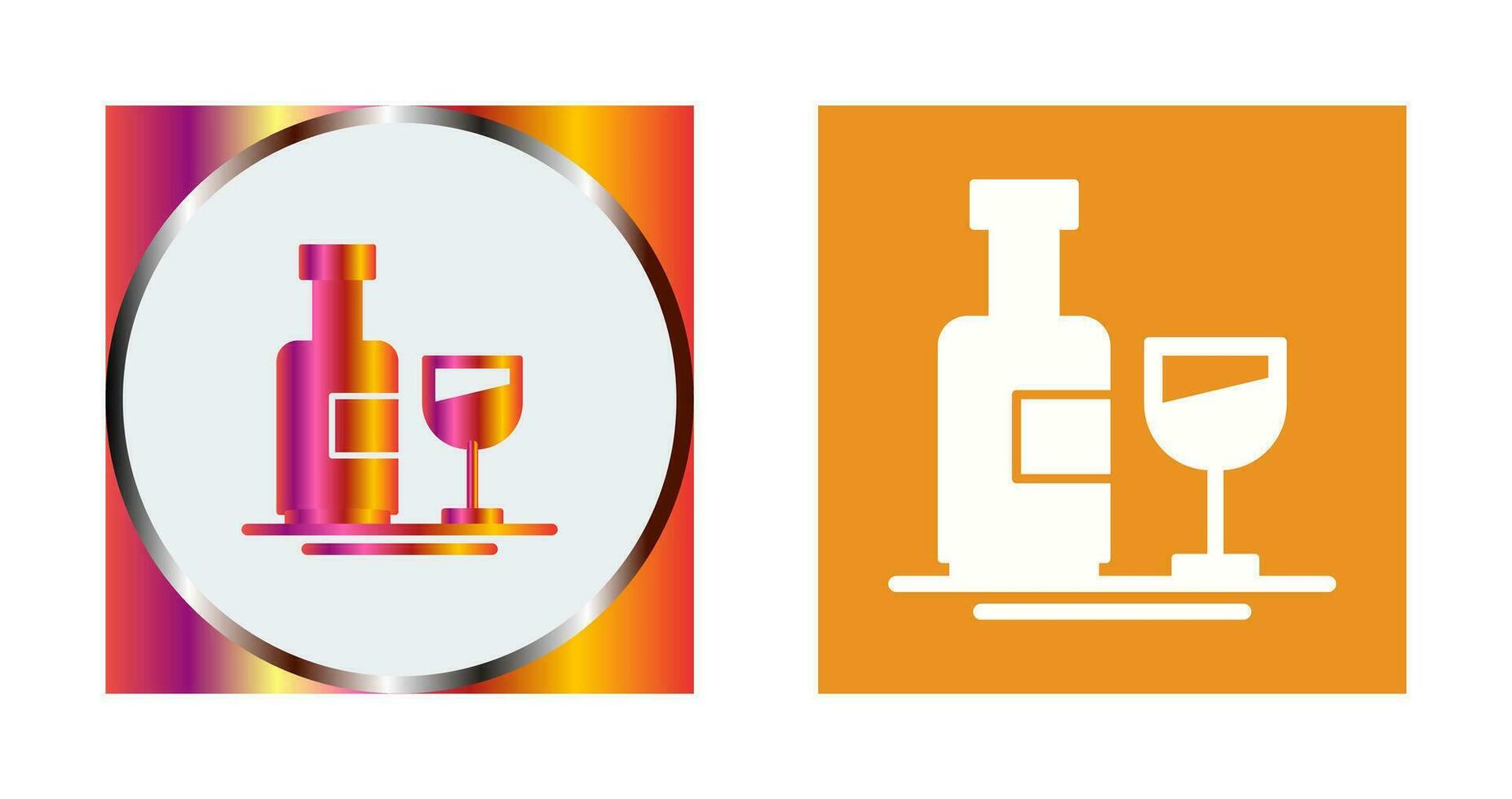 Wine Bottle Vector Icon