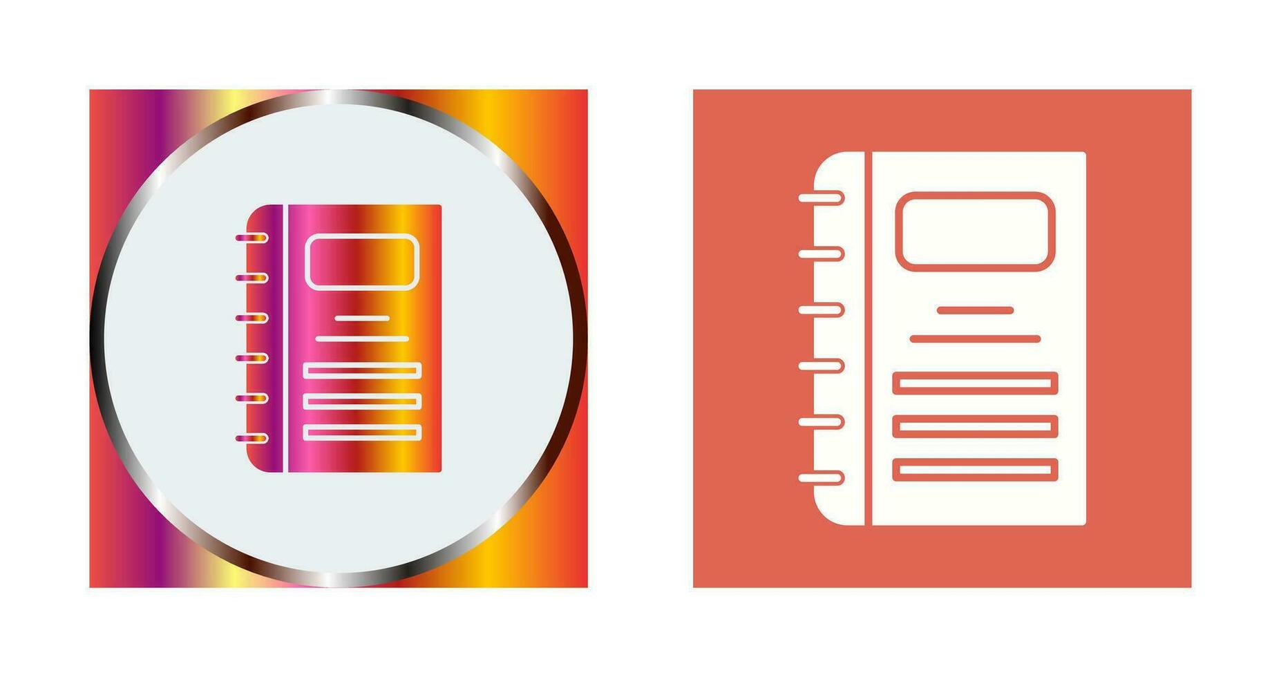 Notebook Vector Icon