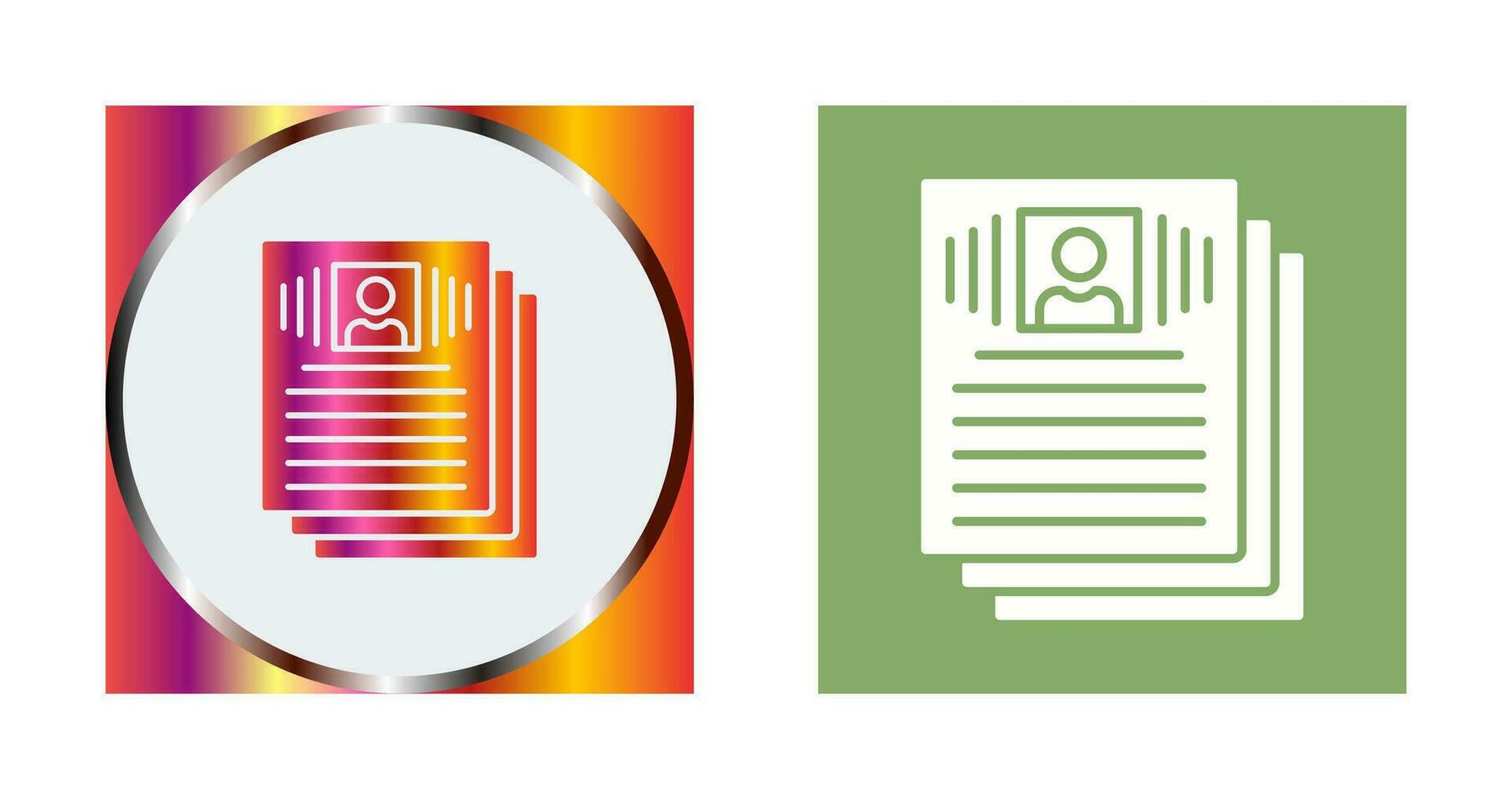 Resume Vector Icon