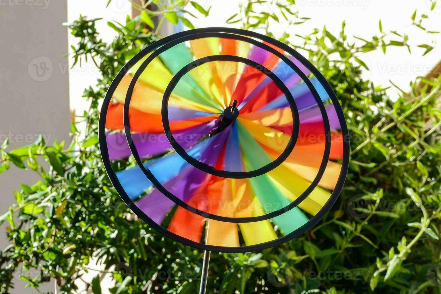 Colorful wind propeller photo