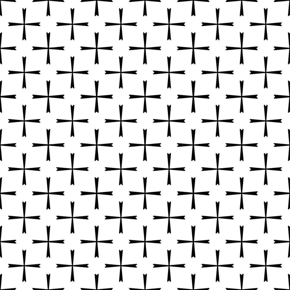Black and white seamless abstract pattern. Background and backdrop. Grayscale ornamental design. vector