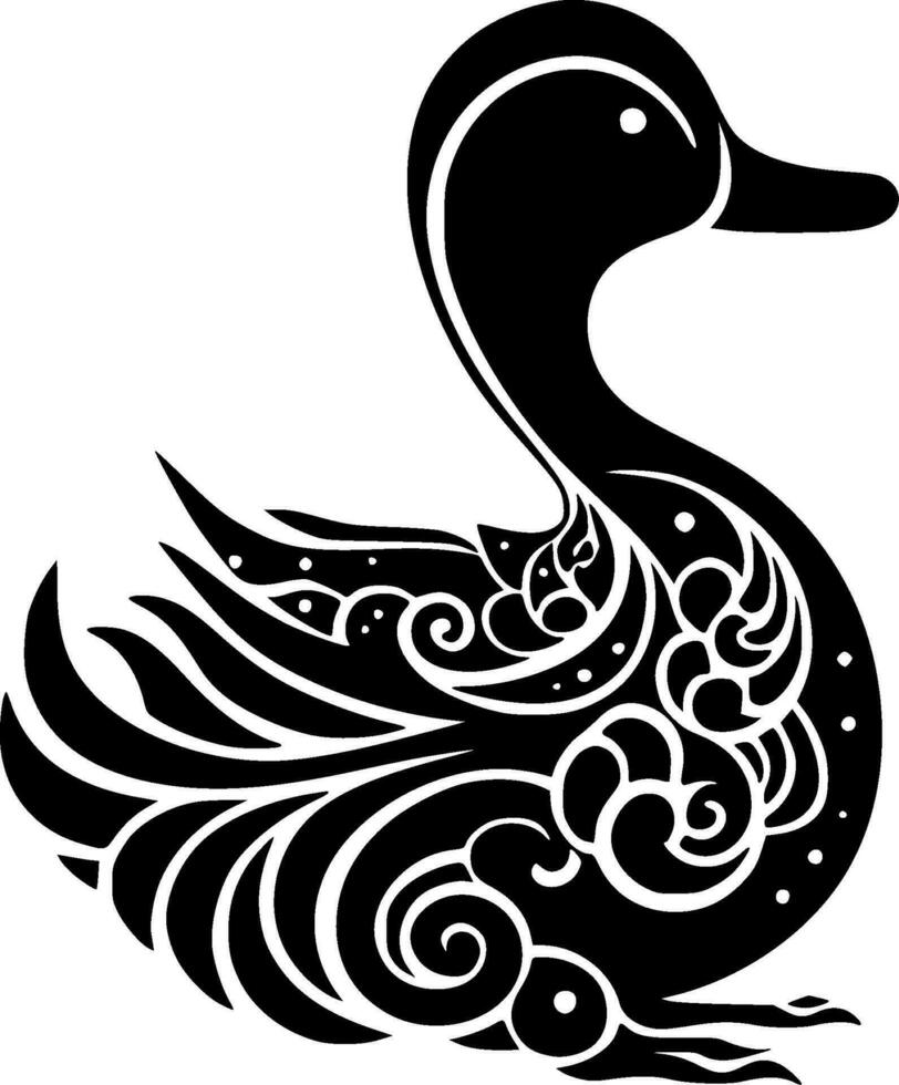 Duck - High Quality Vector Logo - Vector illustration ideal for T-shirt graphic