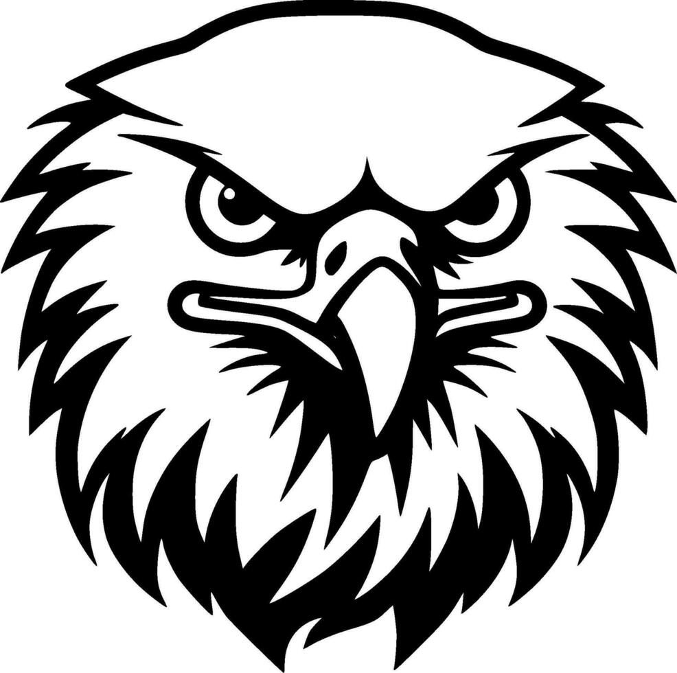 Eagle - Minimalist and Flat Logo - Vector illustration