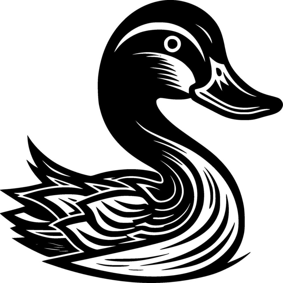 Duck - High Quality Vector Logo - Vector illustration ideal for T-shirt graphic