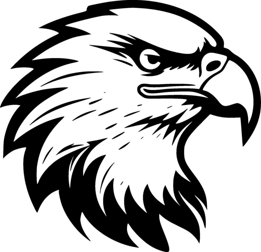 Eagle - Minimalist and Flat Logo - Vector illustration