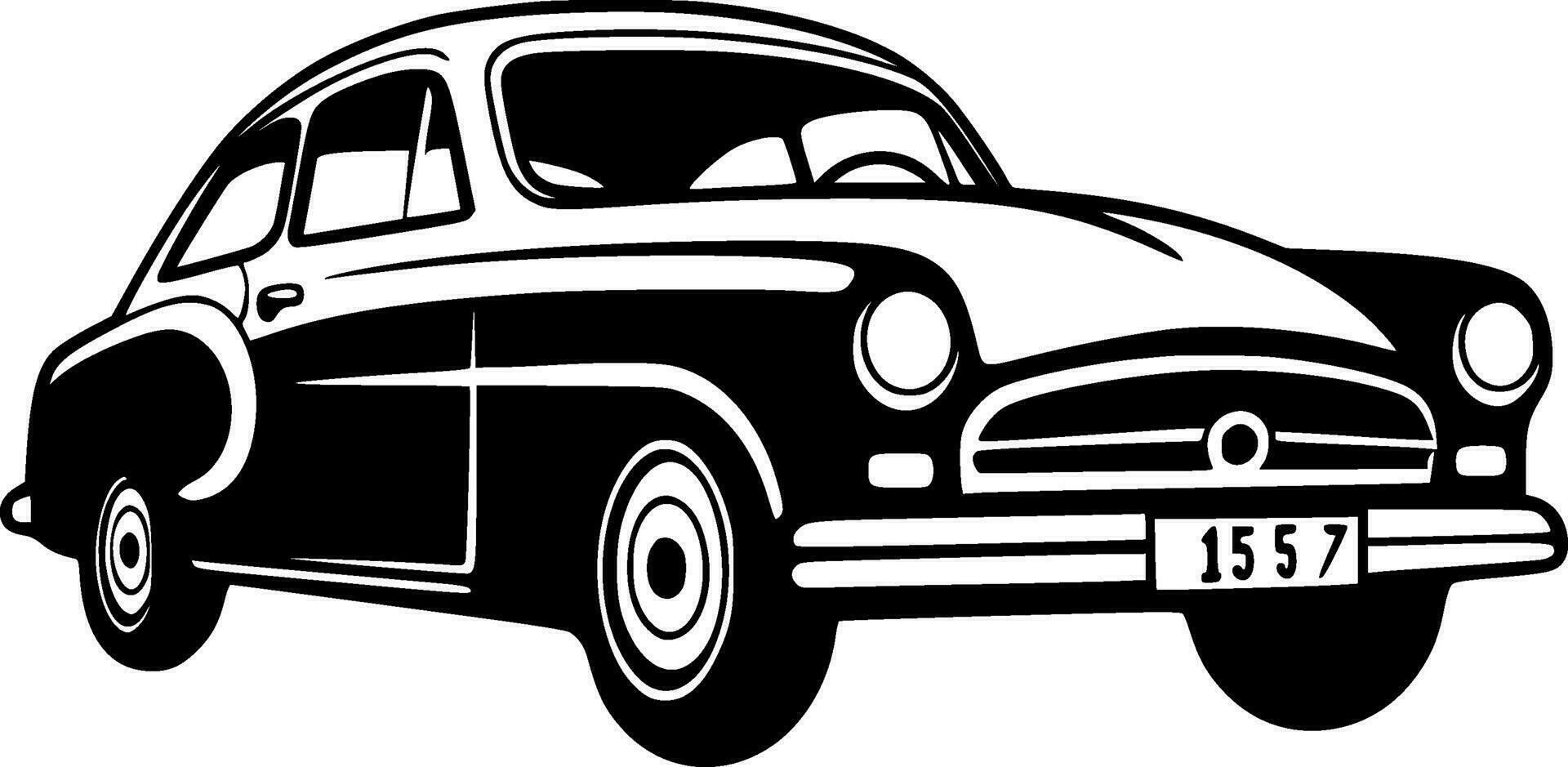 Car - Minimalist and Flat Logo - Vector illustration
