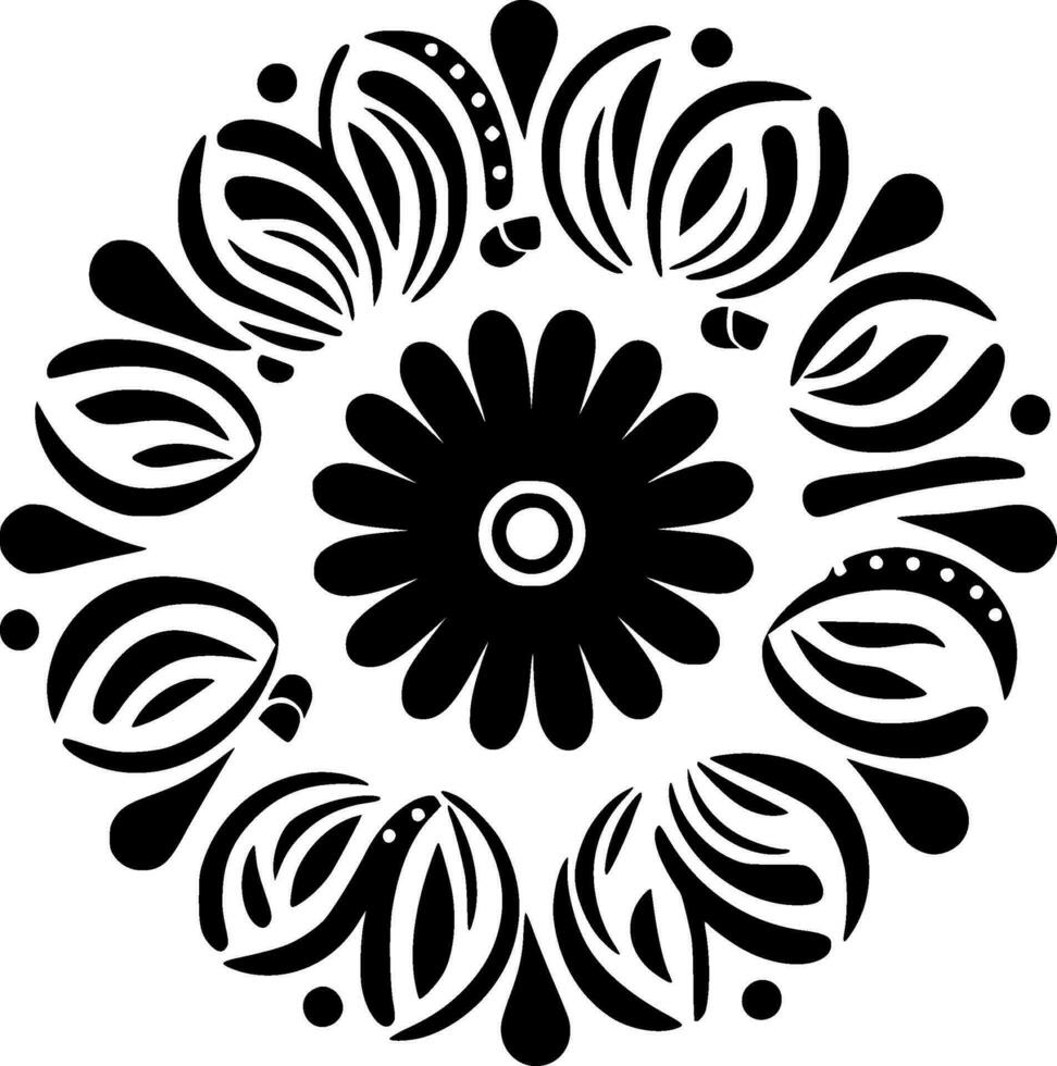 Boho - Minimalist and Flat Logo - Vector illustration