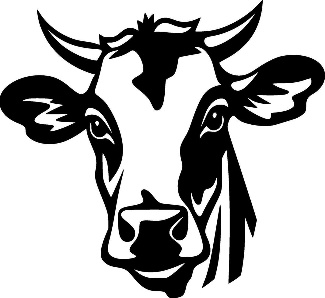 vaca - alto calidad vector logo - vector ilustración ideal para camiseta gráfico