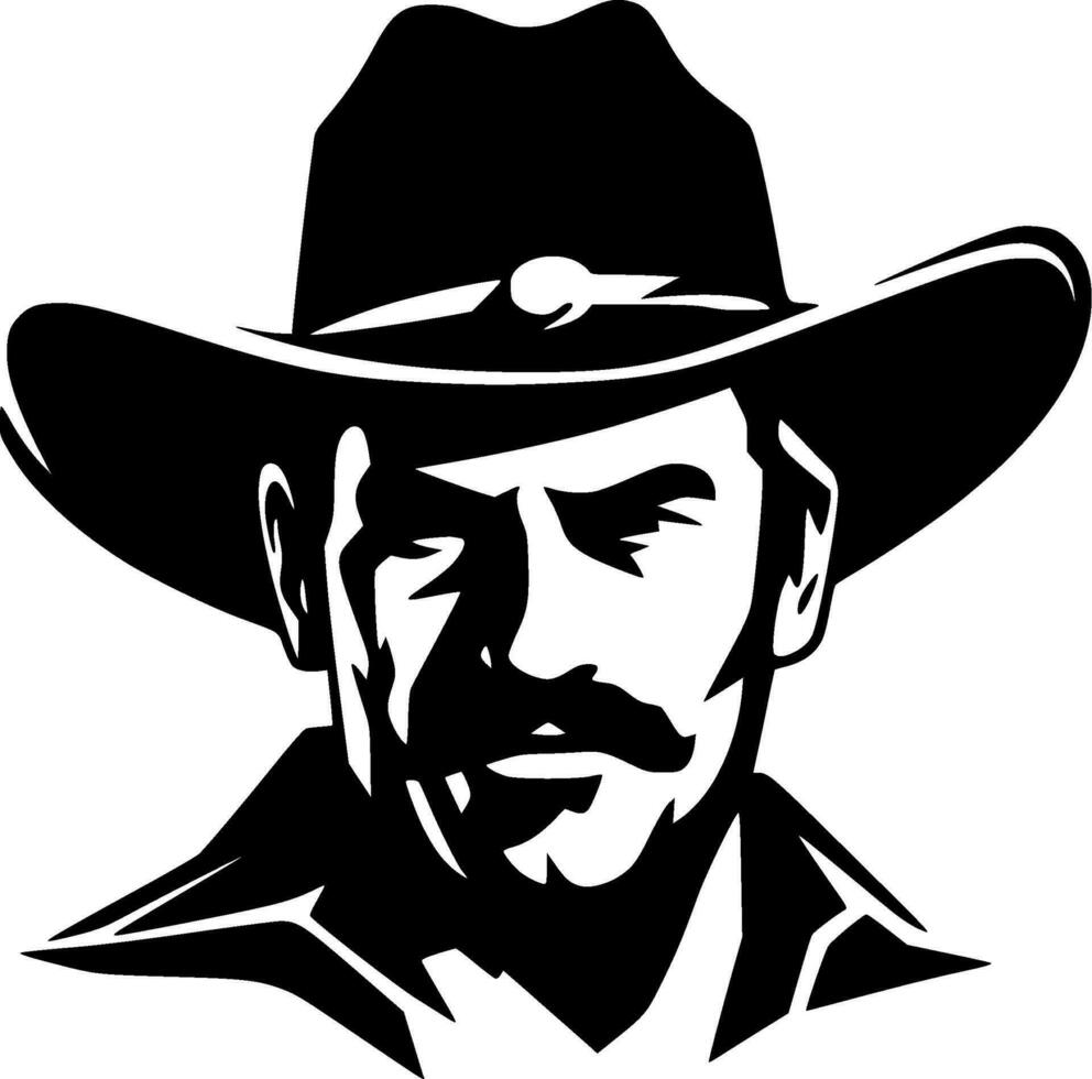 Cowboy - High Quality Vector Logo - Vector illustration ideal for T-shirt graphic