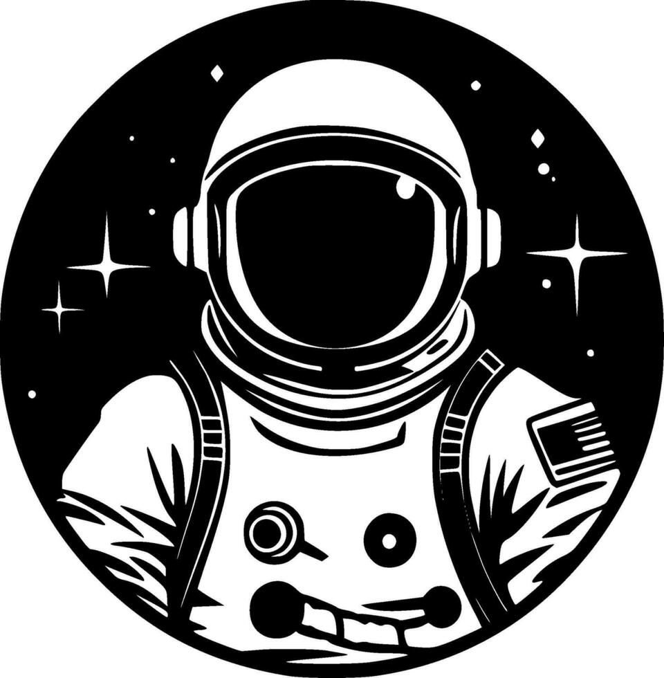 Astronaut - High Quality Vector Logo - Vector illustration ideal for T-shirt graphic