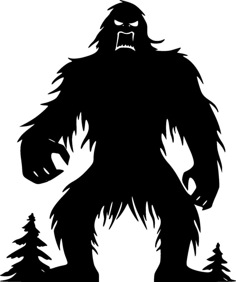 Bigfoot - Minimalist and Flat Logo - Vector illustration