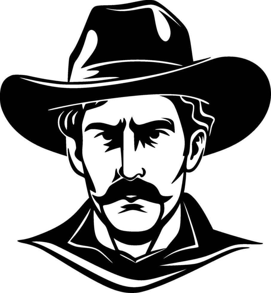 Western - High Quality Vector Logo - Vector illustration ideal for T-shirt graphic