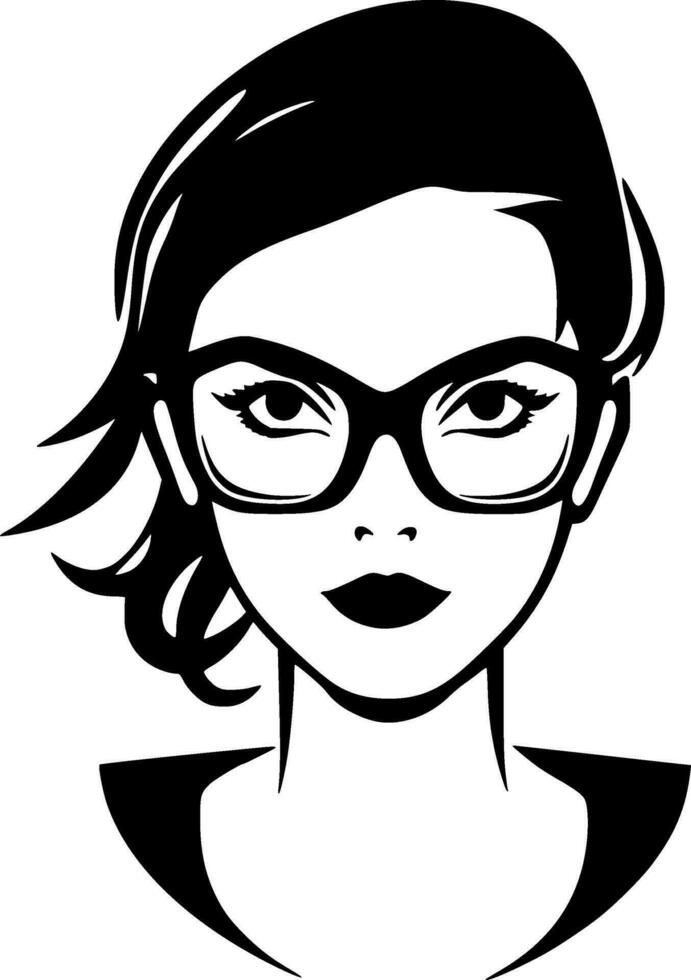Teacher - Minimalist and Flat Logo - Vector illustration