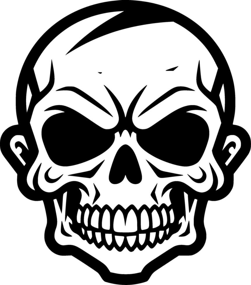 Skull - High Quality Vector Logo - Vector illustration ideal for T-shirt graphic