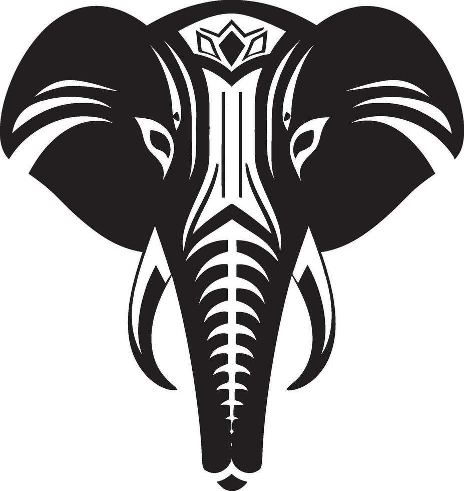 Elephant Vector Logo Icon for a Wild Animal Enthusiast Elephant Vector Logo Icon for a Nature Lover