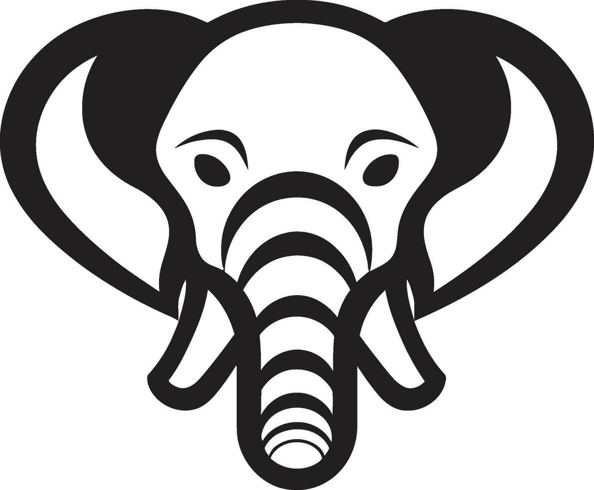 elefante vector logo icono para un justa comercio marca elefante vector logo icono para un hecho a mano marca