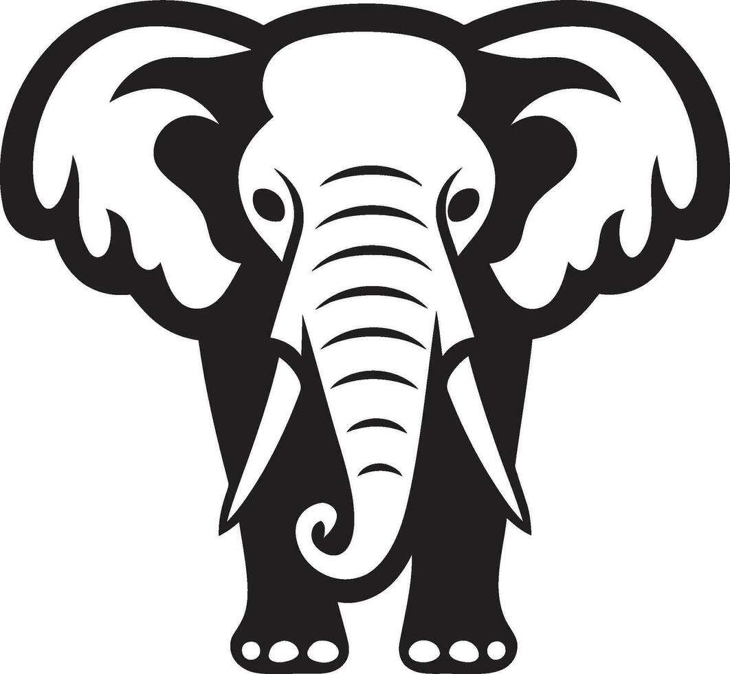 Elephant Logo for Team A Spirited and Motivational Design Elephant Logo for Community A Welcoming and Inclusive Design vector