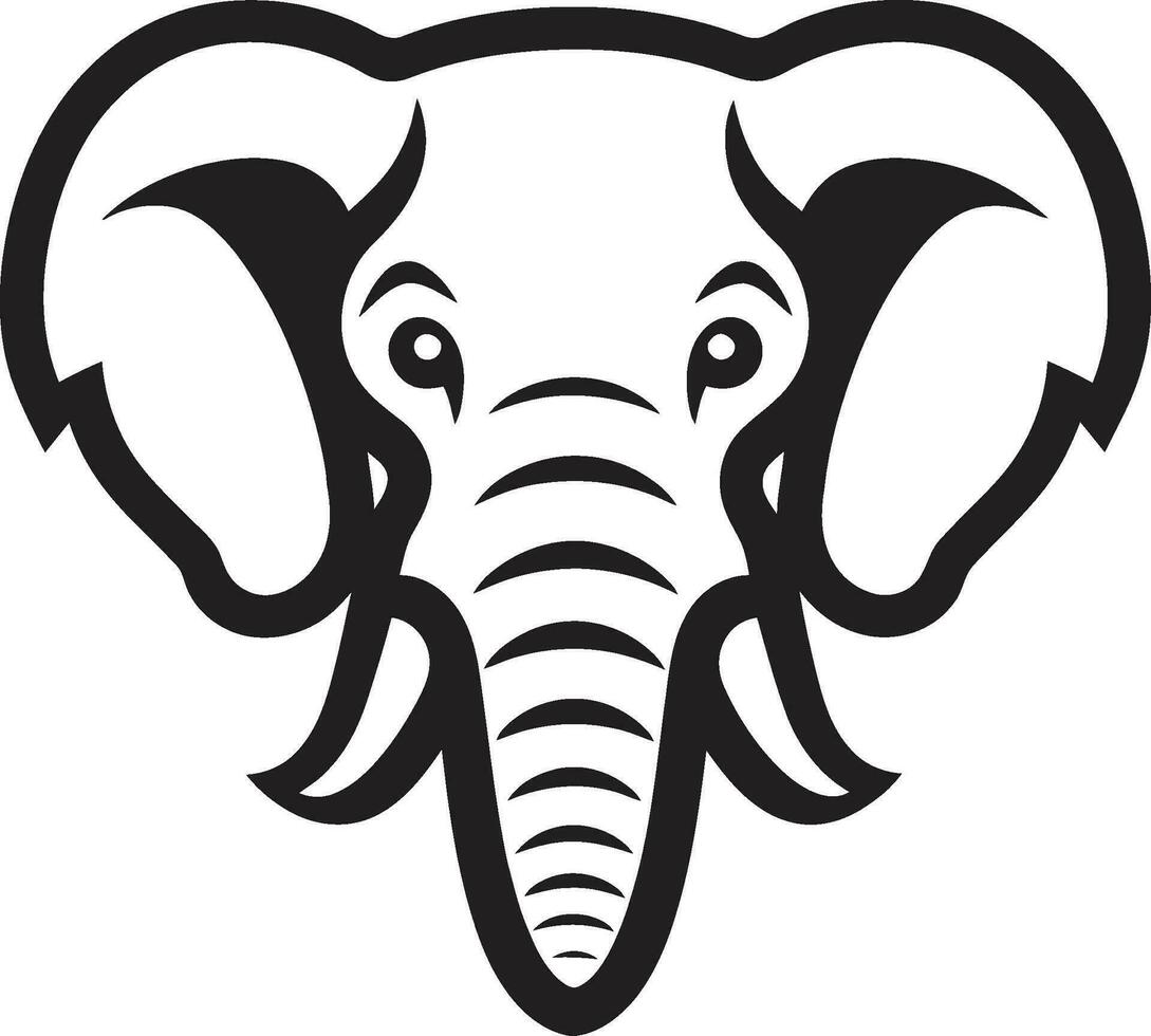 Elephant Vector Logo Icon for Wisdom and Intelligence Elephant Vector Logo Icon for Protection and Loyalty