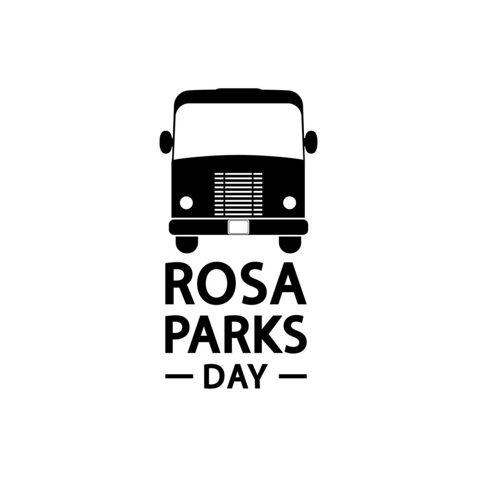 Rosa Parks Day icon. vector