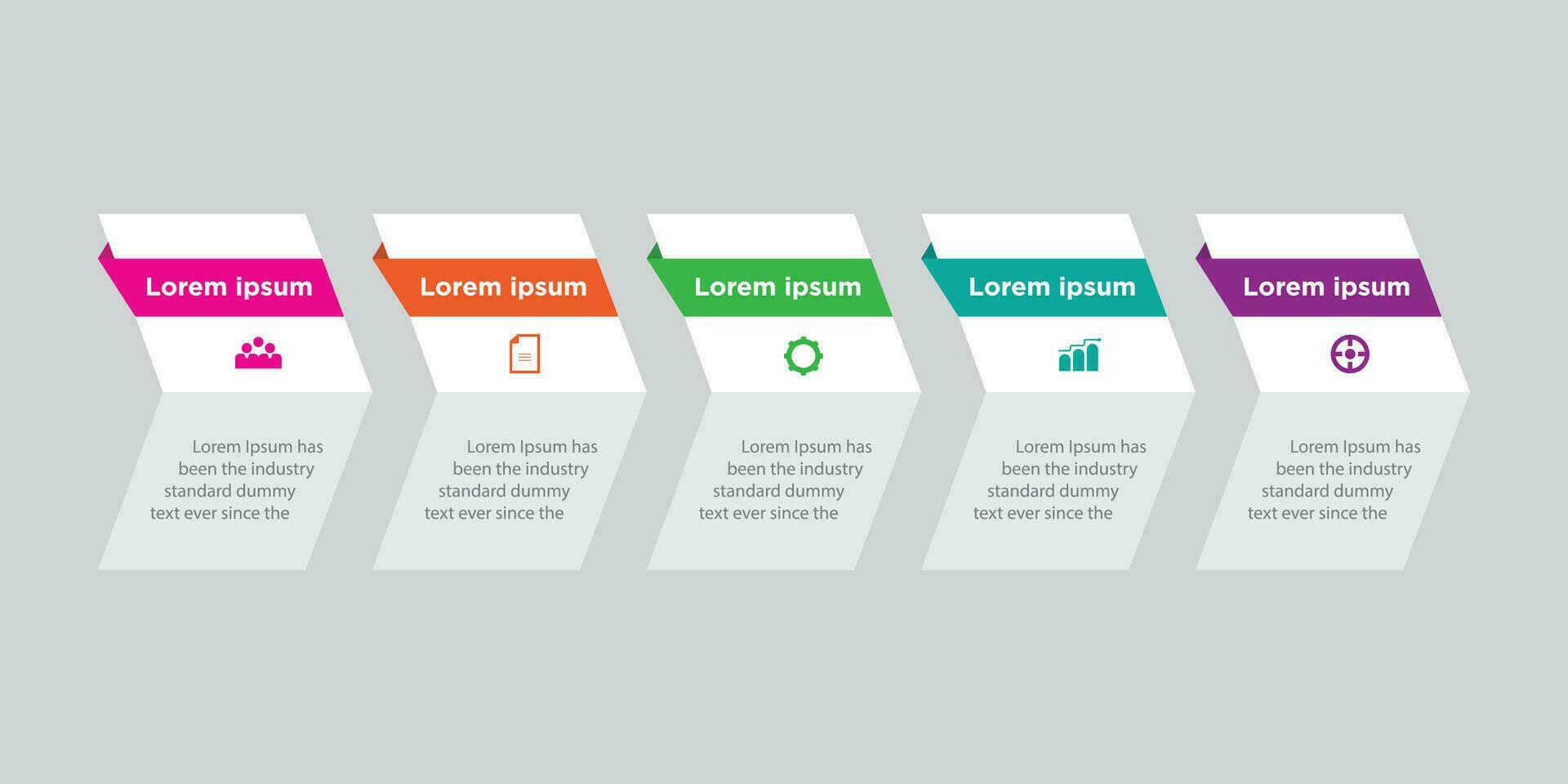 negocio infografía diseño modelo vector con íconos y 4 4 opciones o pasos