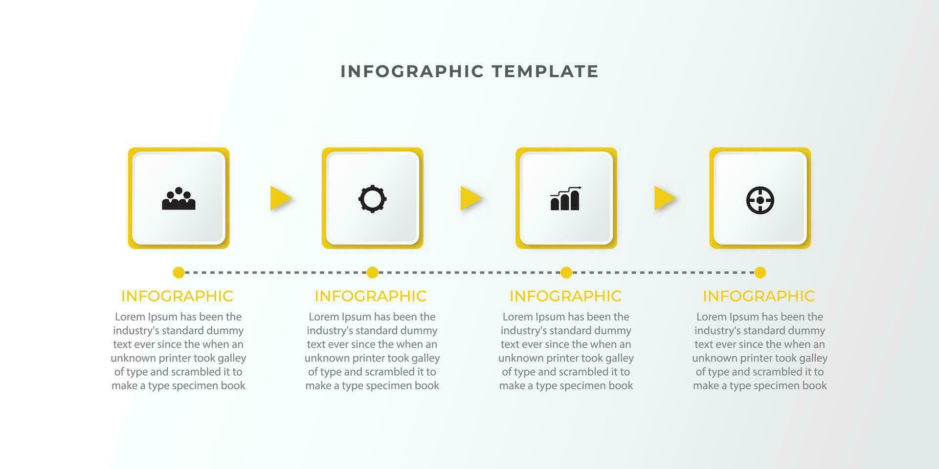 moderno infografía diseño modelo con íconos vector