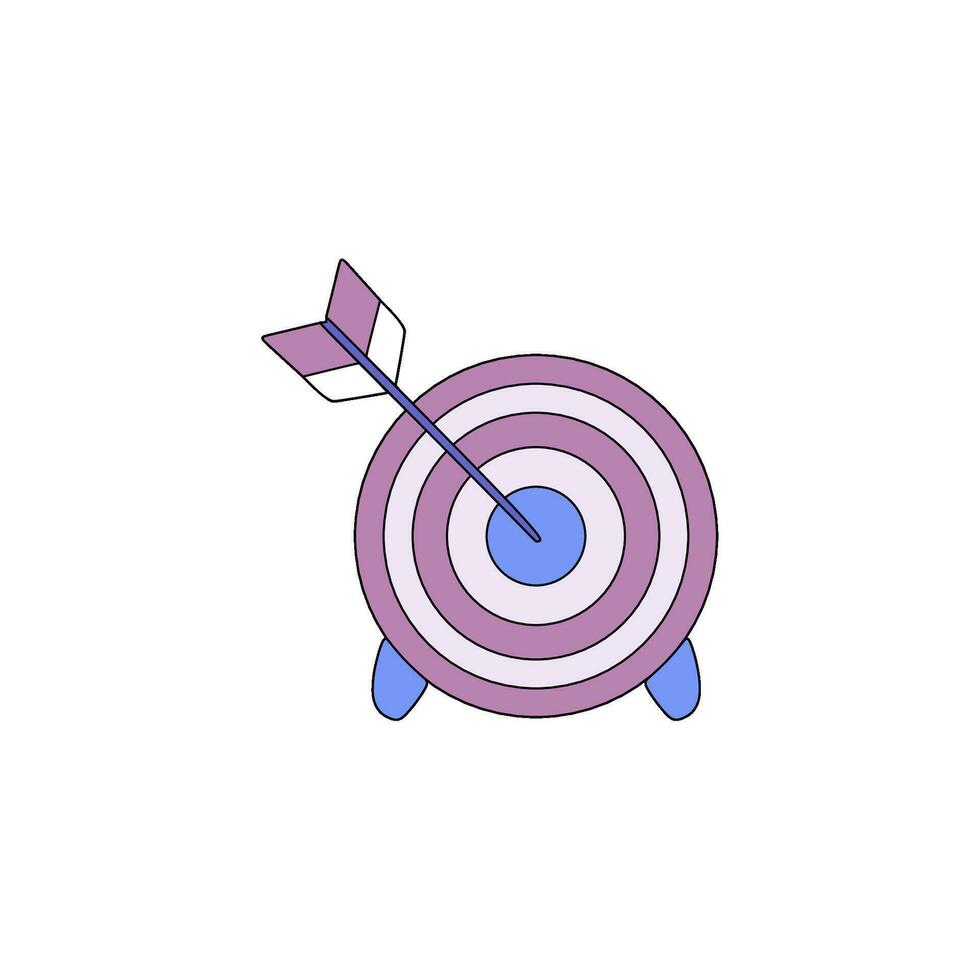 Startup target icon design vector