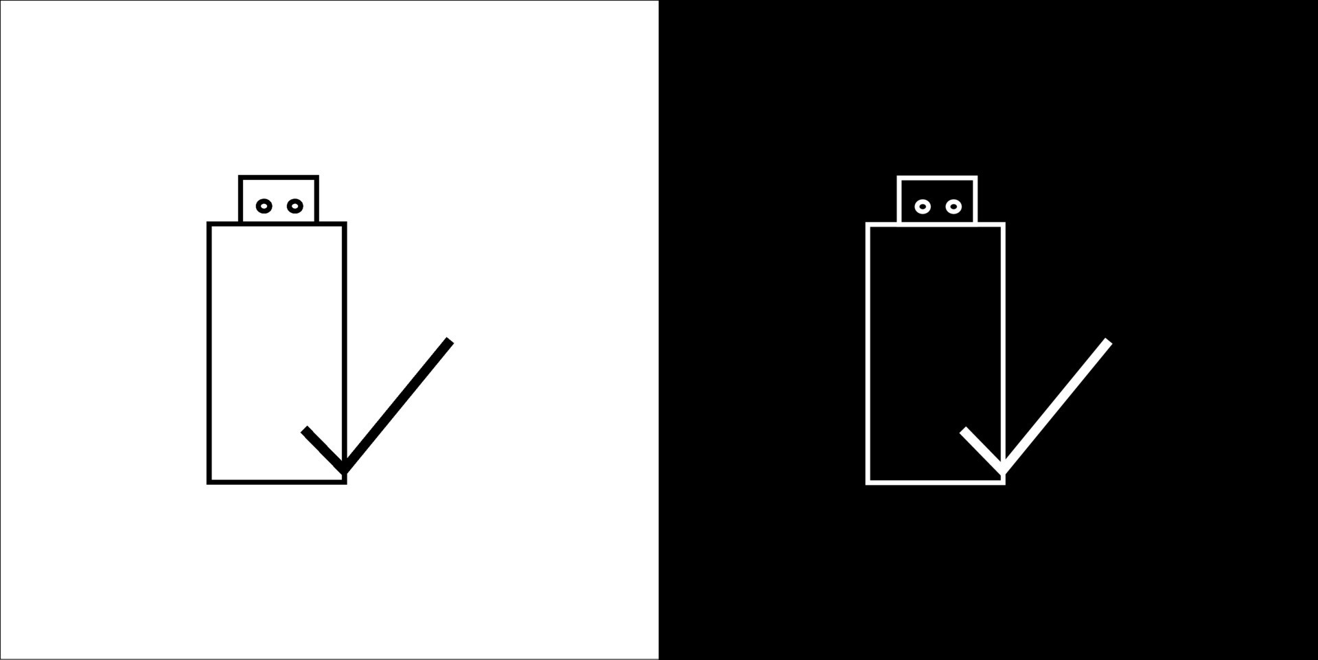 Safely Remove Hardware icon design 34030004 Vector Art at Vecteezy