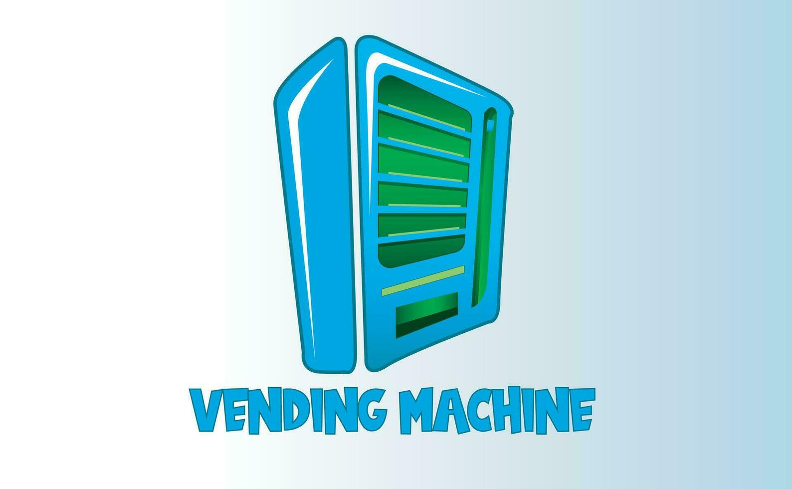 vending machine logo vector