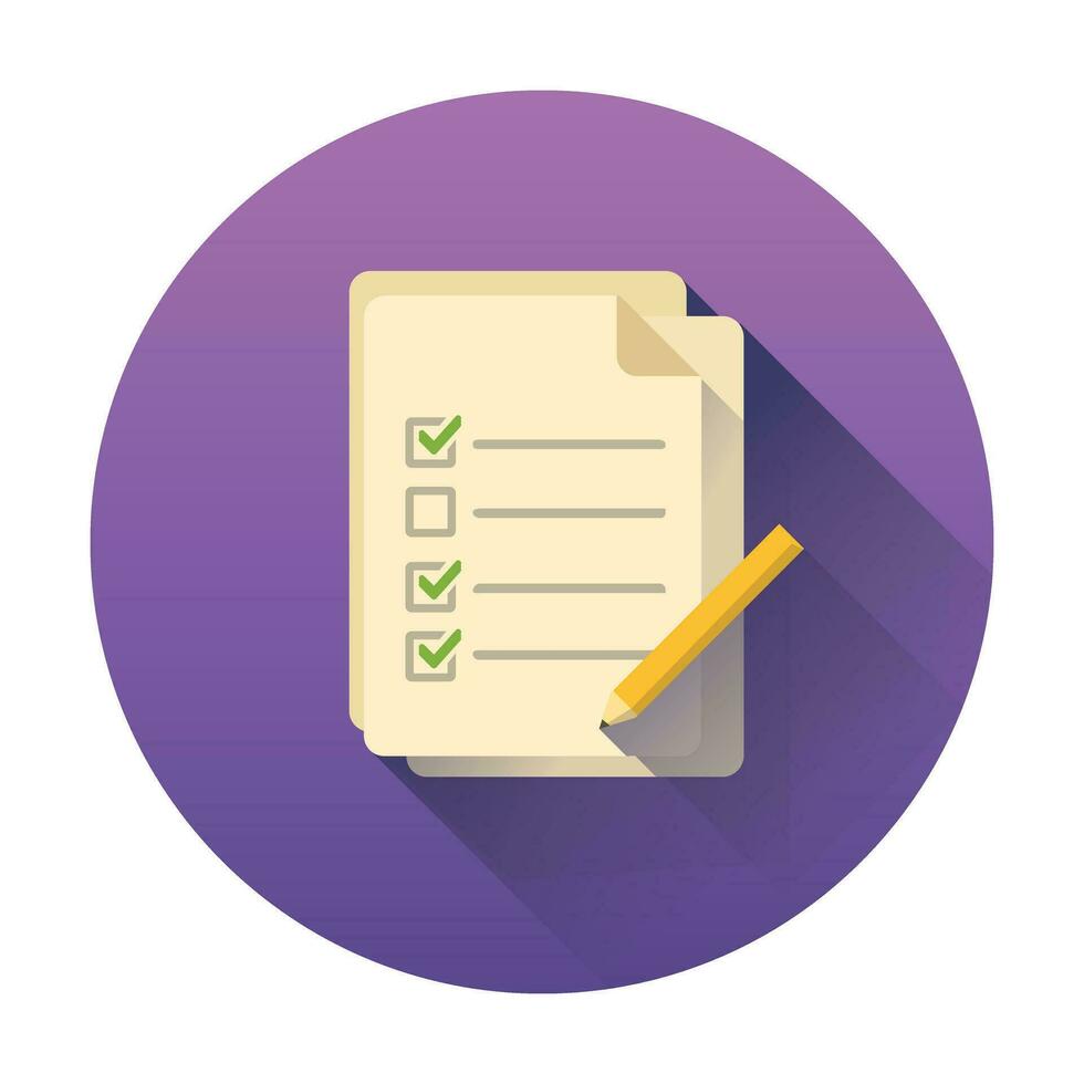 Illustration of filling out documents. An image of a flexible approach to customers vector