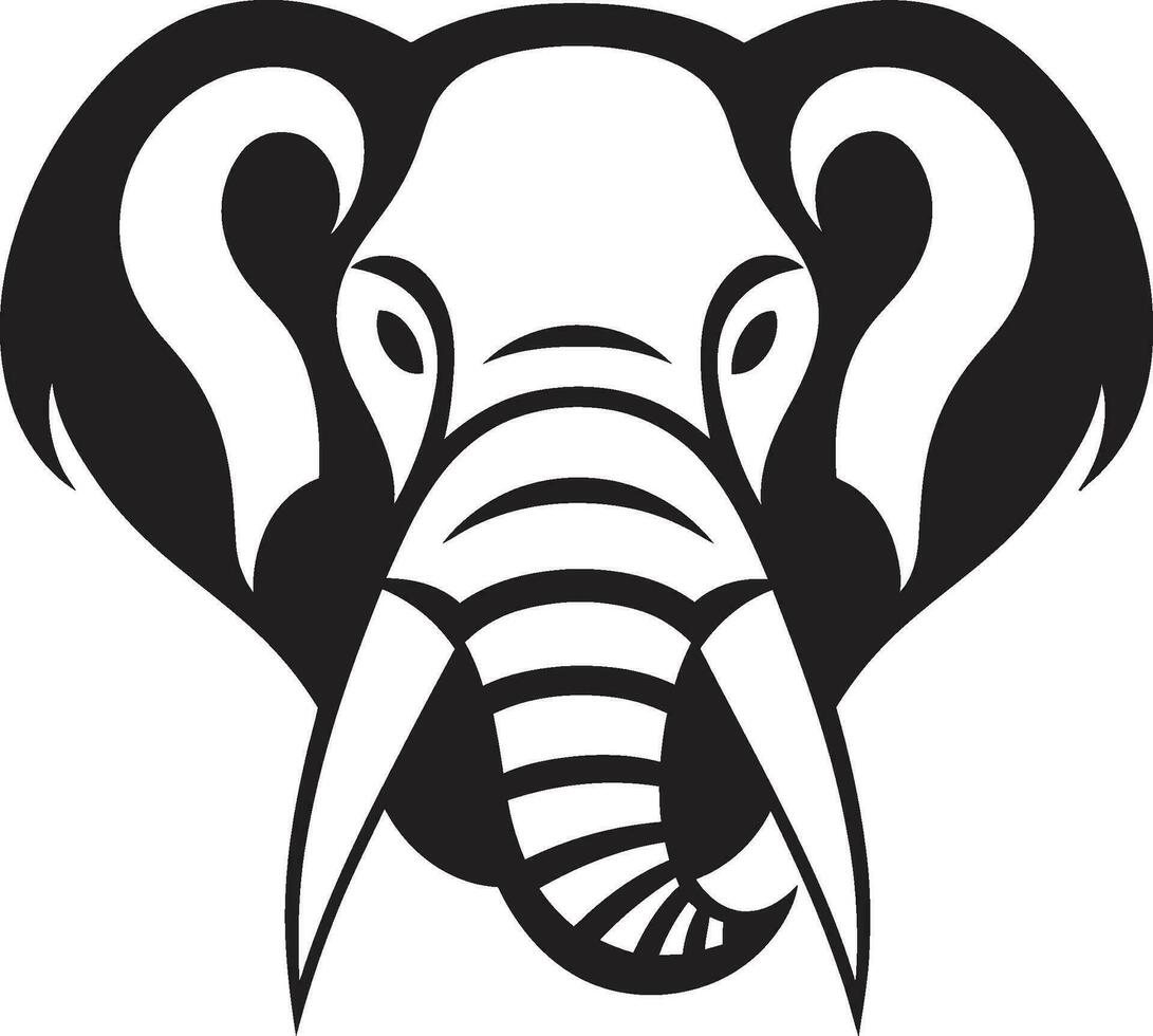 elefante vector icono un eterno símbolo de fuerza elegante elefante logo diseño un moderno tomar en un clásico icono