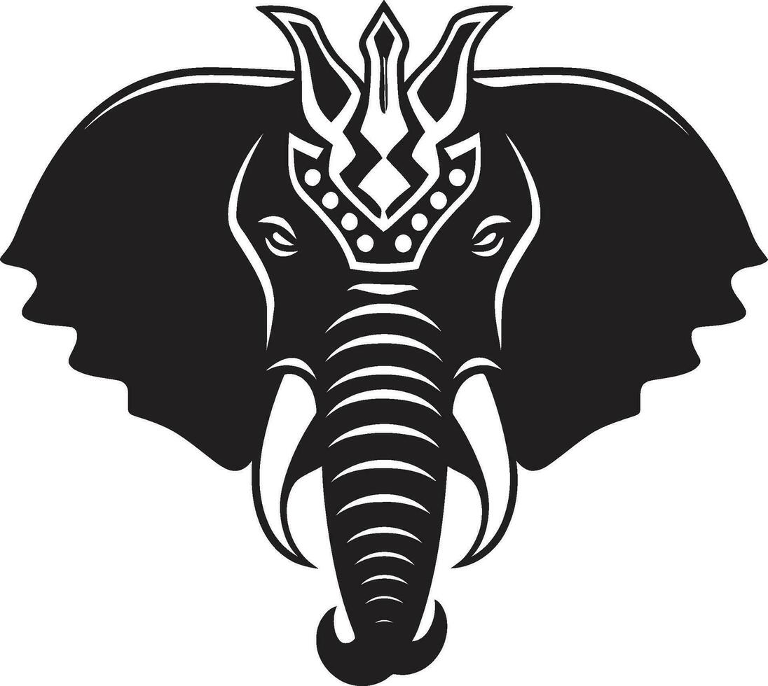 elefante logo con contorno un sencillo y elegante diseño elefante logo con sólido color un negrita y impactante diseño vector