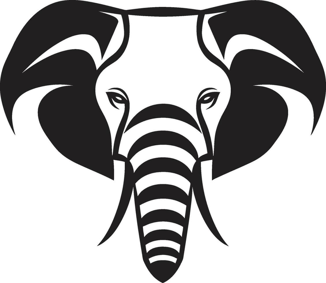 Elephant Vector Logo Icon for a Conservation Organization Elephant Vector Logo Icon for an Animal Welfare Organization