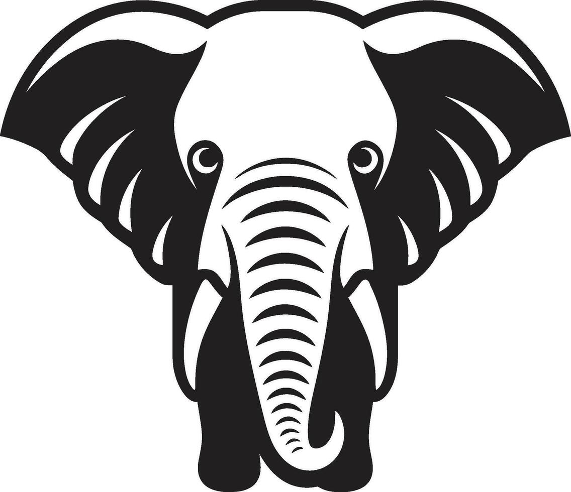 elefante logo para caridad un significativo y poderoso diseño elefante logo para organización un unificando y cohesivo diseño vector