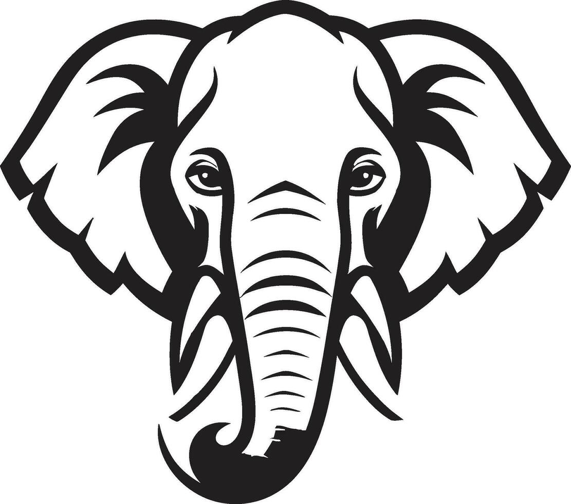 elefante logo para marca un memorable y distintivo diseño elefante logo para sitio web un escalable y sensible diseño vector