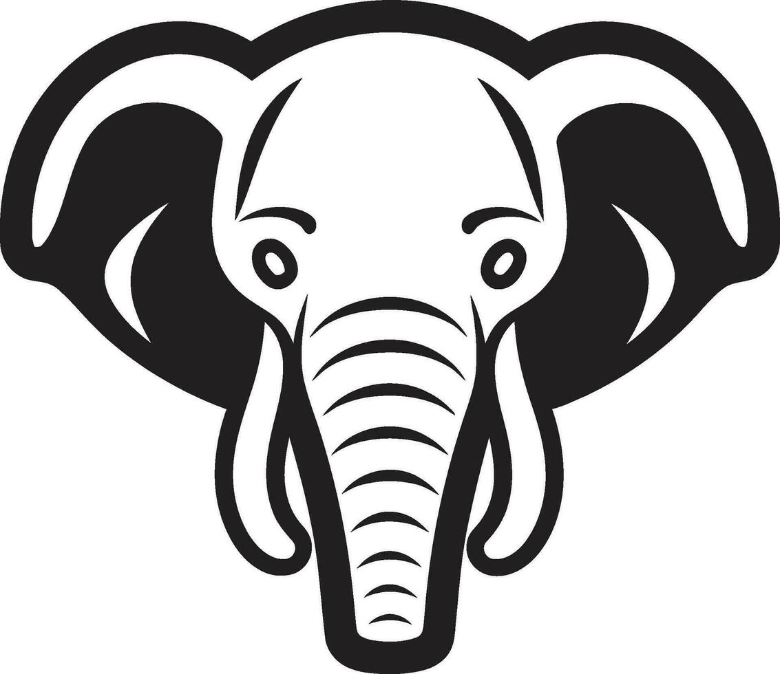 Elephant Logo for Packaging A Stylish and Appealing Design Elephant Logo for Clothing A Trendy and Fashionable Design vector