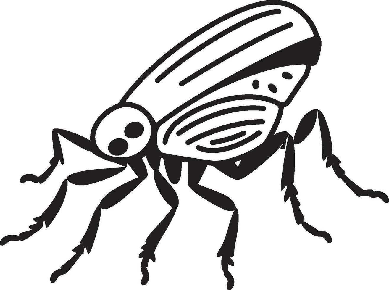 The Flea Problem Logo A Symbol of a Common Issue Black Vector Floral Design Icon A Touch of Elegance