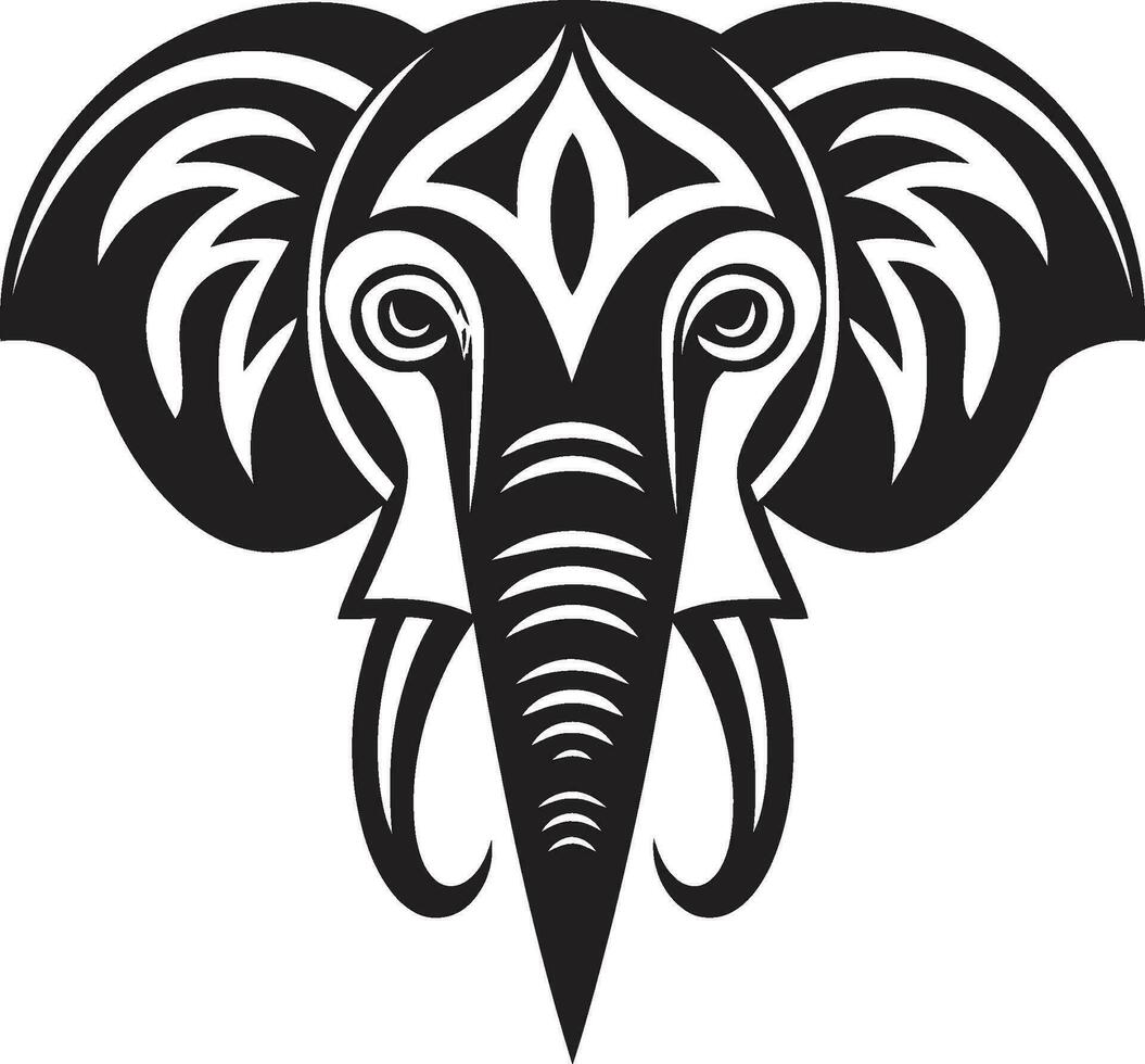 Elephant Logo with Monogram A Symbol of Personalization and Style Elephant Logo with Mascot A Symbol of Fun and Engagement vector