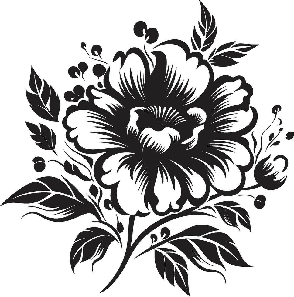 floral marca icono floral márketing icono vector